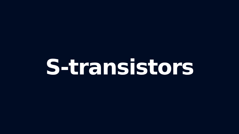 S-Transistors logosu