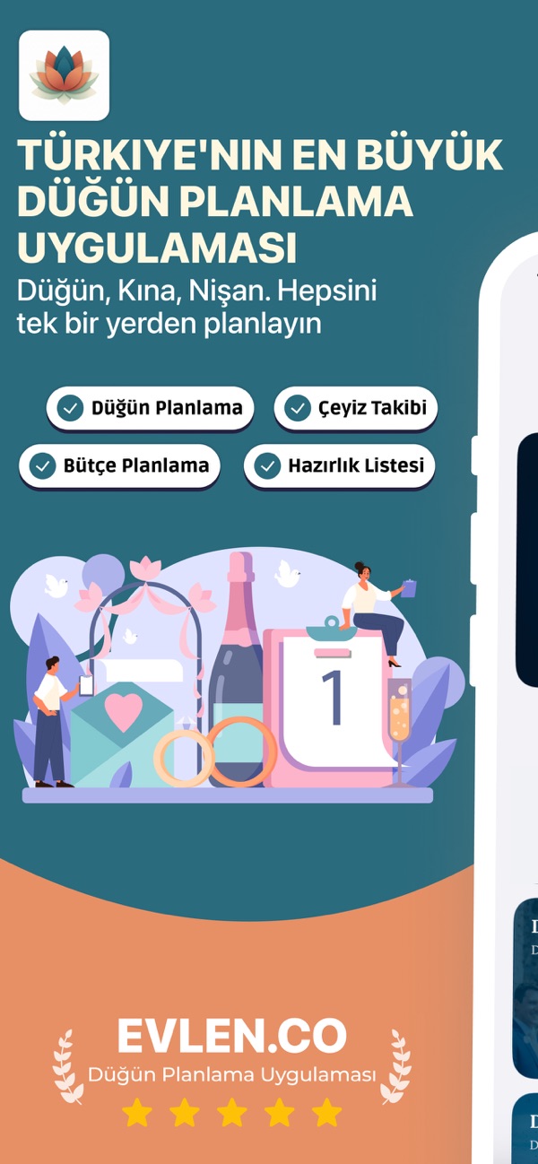 Evlen.co uygulama ekranı ana planlama görünümü